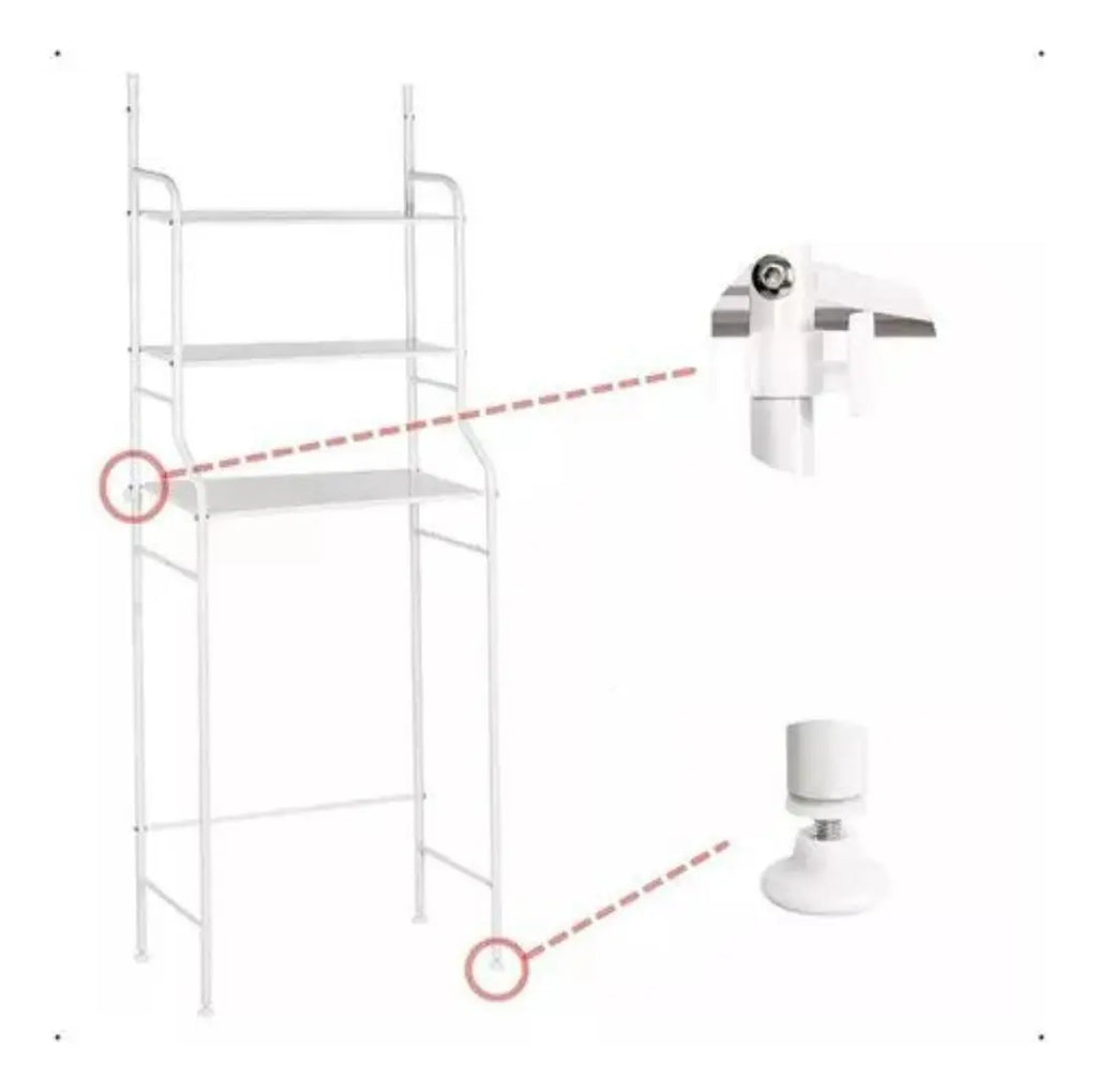 Organizador de baño el 3 niveles