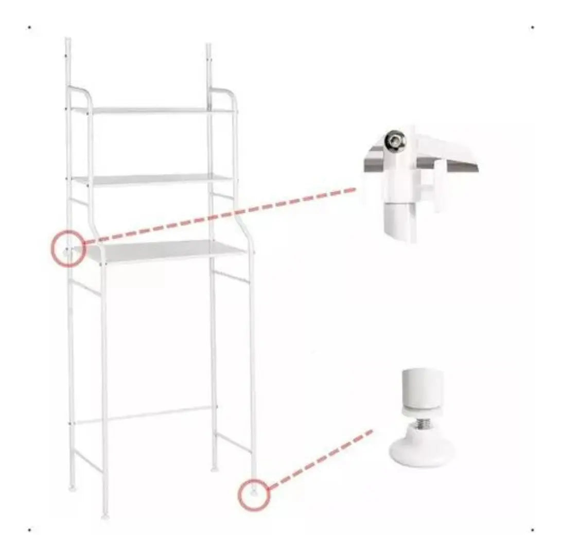 Organizador de baño el 3 niveles