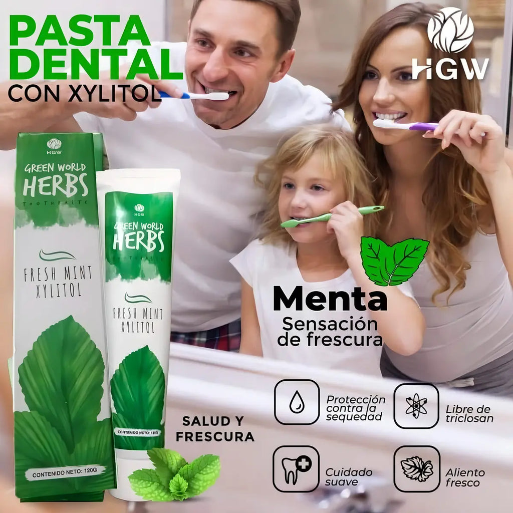 PASTAS DENTALES HGW SIN FLÚOR