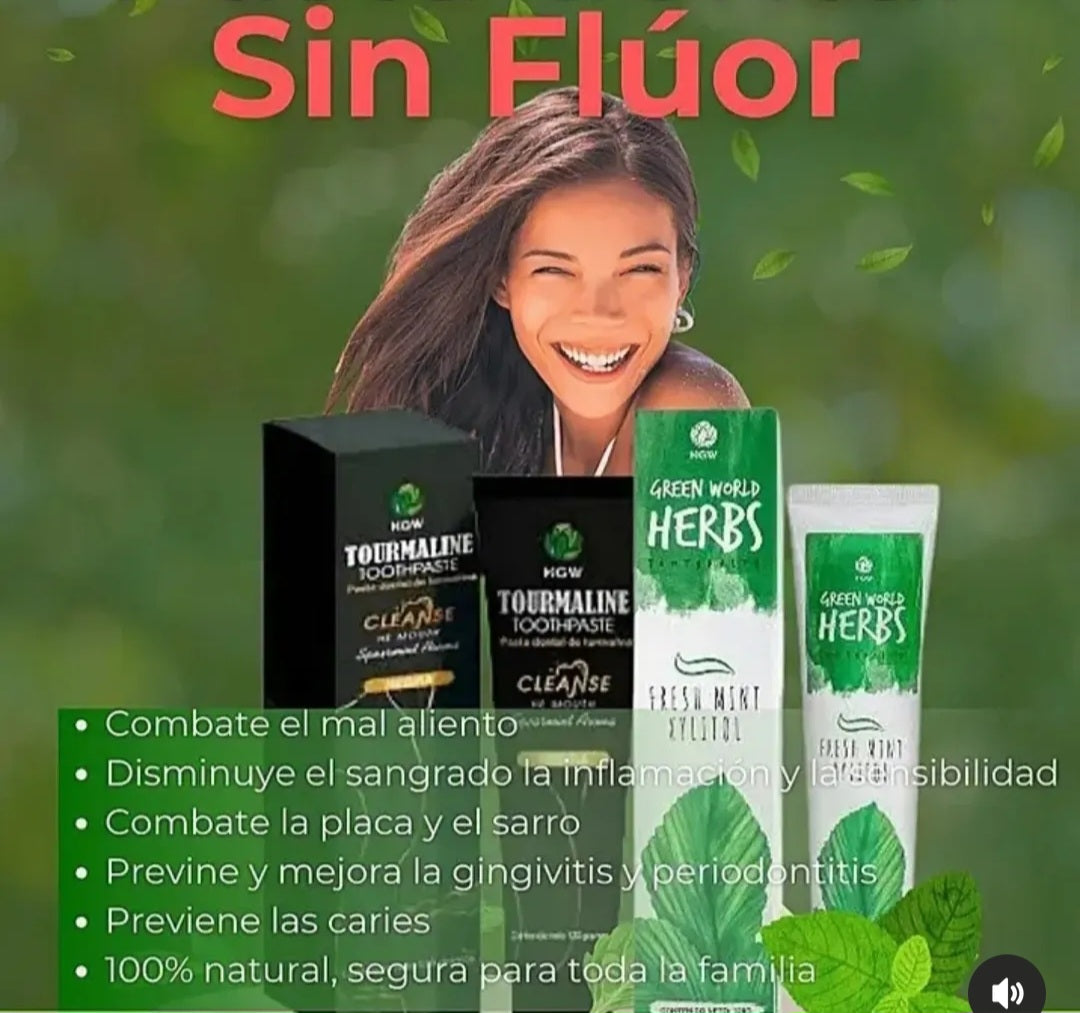 PASTAS DENTALES HGW SIN FLÚOR